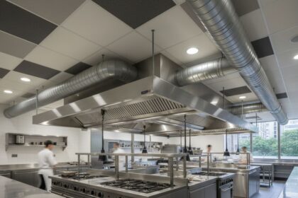 Personnel de cuisine travaillant dans un environnement calme et bien ventilé