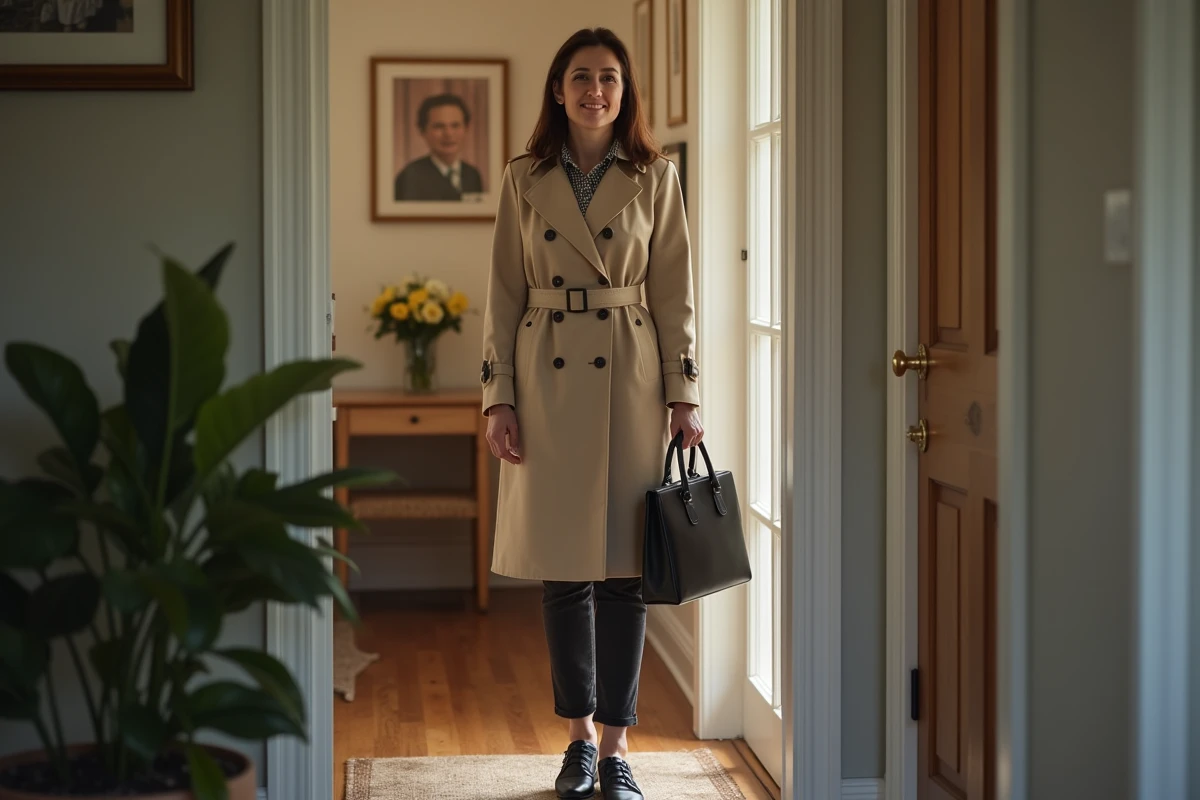 Femme commerciale discutant avec un propriétaire à l